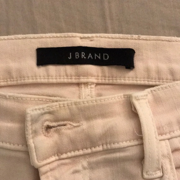 Darker white, ripped J Brand jeans - Picture 2 of 6
